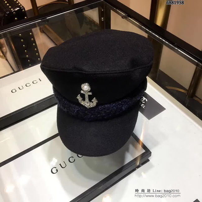 CHANEL香奈兒 2018新款 經典款鴨舌貝雷帽 6881958 LLWJ6767